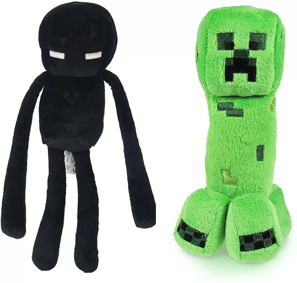 Enderman and Creeper Pushy - Minecraft Gift Ideas
